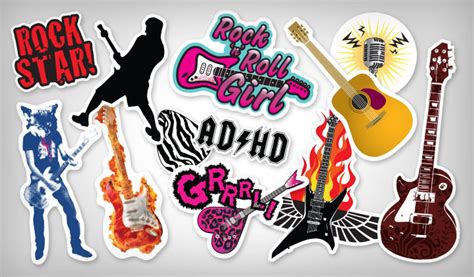 Guitar Stickers | StickerYou Products - StickerYou