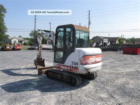 2001 Bobcat 334 Mini Excavator W/cab