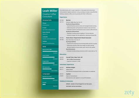 16 Creative Resume Templates Amp Examples - Riset