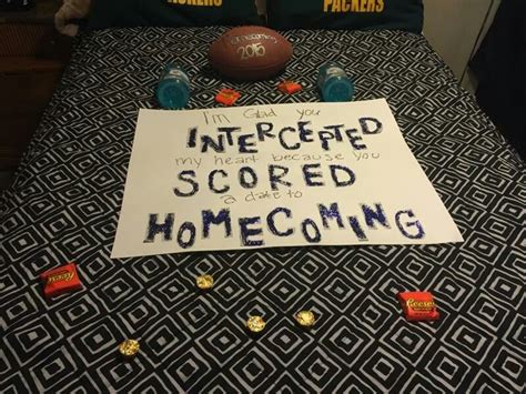 Homecoming Proposal Ideas Football