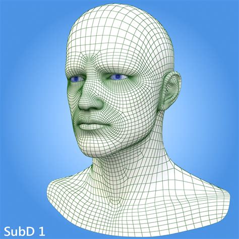 male head 3d model