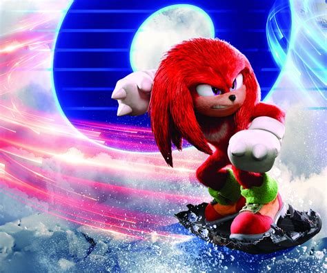 Download Knuckles The Echidna Colorful Snow Art Wallpaper | Wallpapers.com