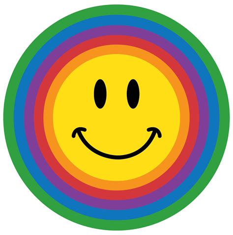 Susan's School Daze: Rainbow Color Smileys