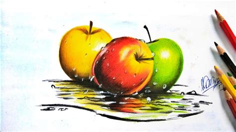 Realistic Fruit Drawing Step By Step - mymindbodyandsoul20xx