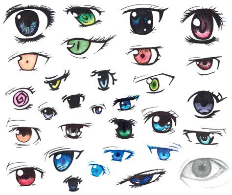 Anime Eye Collage by diamondbubble on DeviantArt