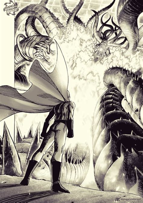 Saitama Vs Monster King | One punch man manga, One punch man, One punch man anime