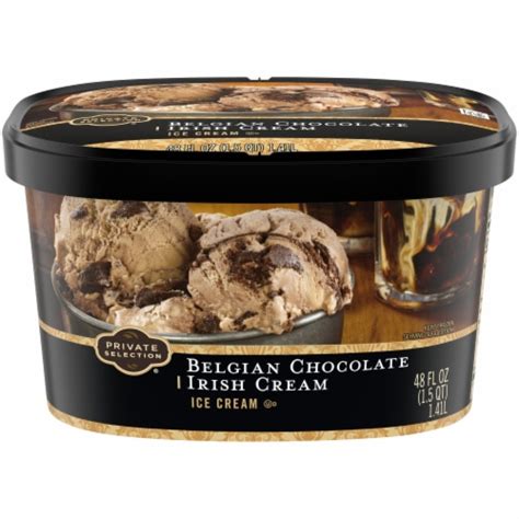 Private Selection® Belgian Chocolate Irish Cream Ice Cream, 48 fl oz - Kroger