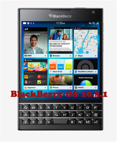 BlackBerry OS 10.3.1.1151 Leaked for BlackBerry Passport and Other BlackBerry 10 Devices ...