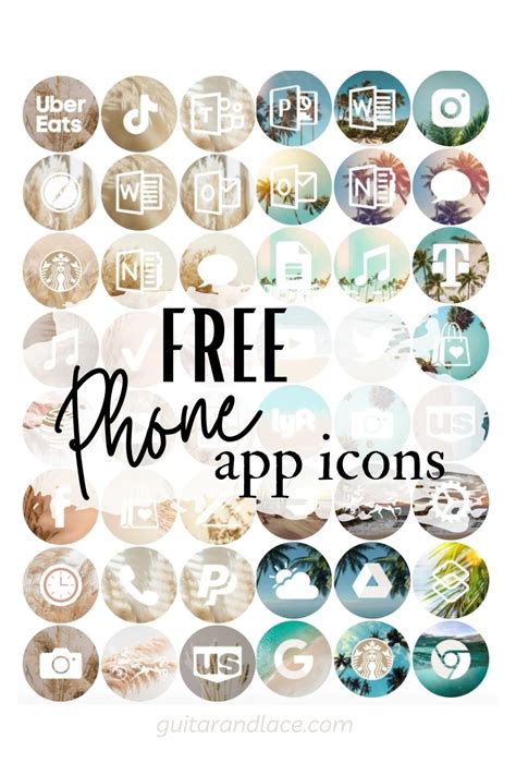 Free app icons aesthetic – Artofit