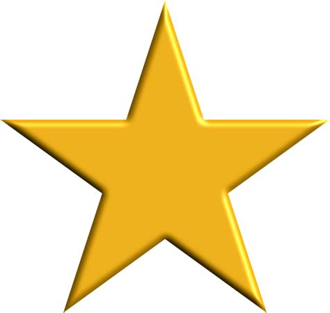 Clipart - Gold Star