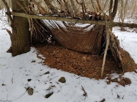 How to Build a Winter Survival Shelter