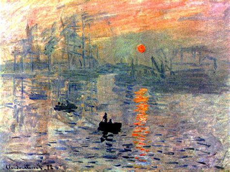 Evolution of... WESTERN ART: Claude Monet: Sunrise, An Impression (1873)