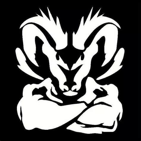 Muscle Dodge Ram Head Vinyl Decal Stickers - Custom Sticker Shop