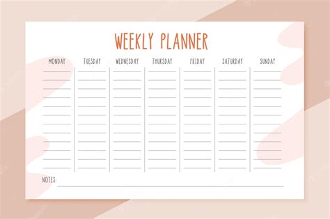 Printable Weekly Schedule Daily Schedule Template - Free Printable Schedules