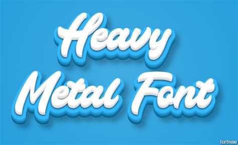 Heavy Metal Font Text Effect and Logo Design Font