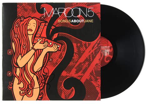 Adam Levine Signed Maroon 5 "Songs About Jane" Vinyl Record Album (JSA COA) | Pristine Auction