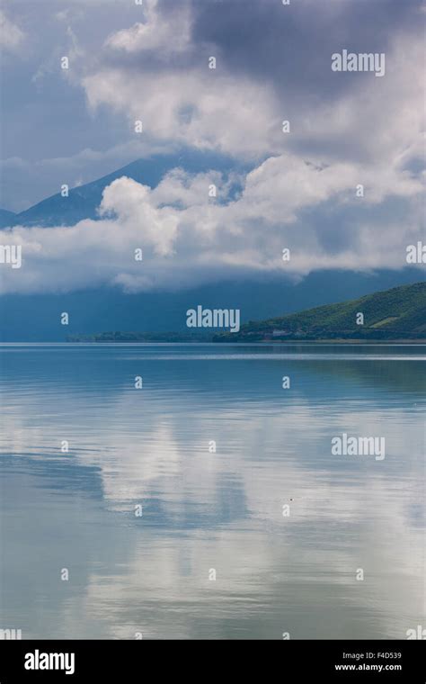 Albania, Lake Ohrid, Pogradec, Lake Ohrid Stock Photo - Alamy