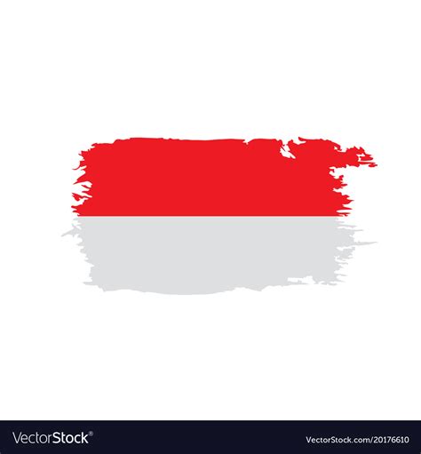 Indonesia flag Royalty Free Vector Image - VectorStock