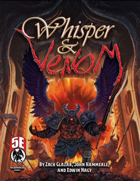 Whisper & Venom (5e) - Necromancer | Modern Necromancer | DriveThruRPG.com