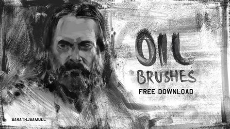 Oil Painting Brushes Photoshop Free Download - Draw-humdinger