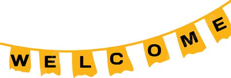 Welcome Transparent Text, Welcome, Welcome Text, Welcome Banner PNG and Vector with Transparent ...