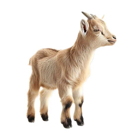 Goat Kid On White Background, Goat, Kid, Animal PNG Transparent Clipart Image and PSD File for ...