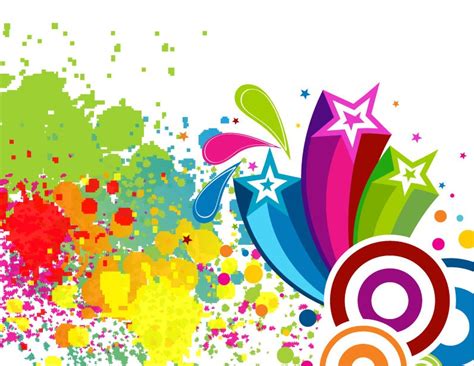 Abscract Colorful Spots Background Vector Art | Free Vector Graphics | All Free Web Resources ...