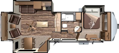 Fifth Wheel Travel Trailer Floor Plans - floorplans.click