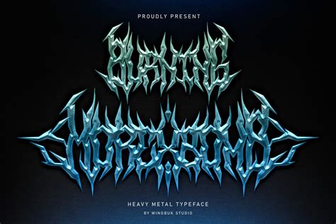 Morexbomb | Heavy Metal Font - Design Cuts