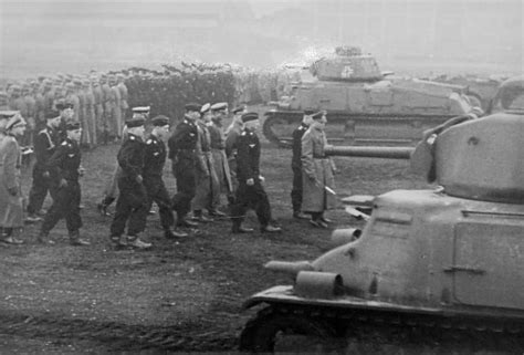 Field Marshal Walther von Brauchitsch and Somua S35 tanks | World War Photos