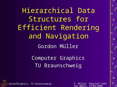 (PPT) Hierarchical Data Structures for Efficient Rendering and Navigation - DOKUMEN.TIPS