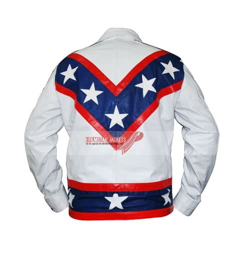 Buy Men's White Leather Motorcycle Jacket Costume