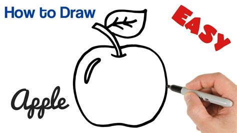 Simple Apple Drawing