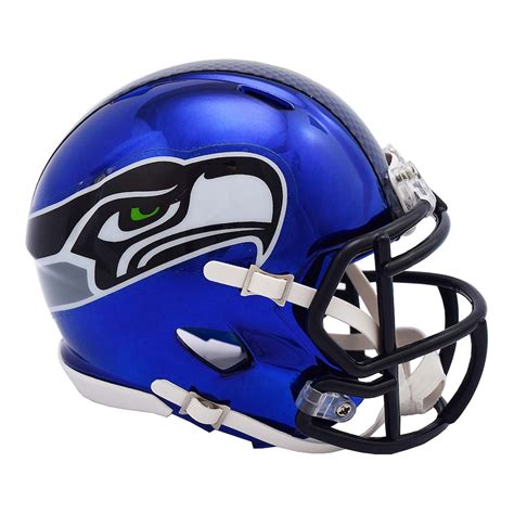 Riddell Seattle Seahawks Chrome Alternate Speed Mini Football Helmet