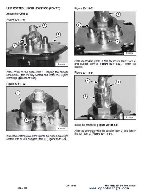 Bobcat 331 331E 334 Compact Excavator Service Manuals PDF