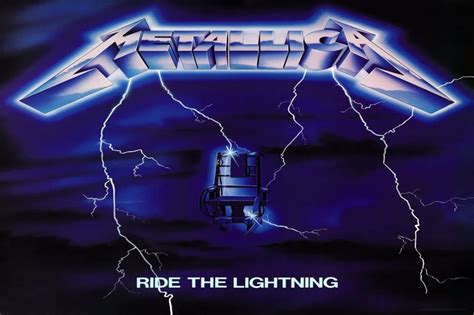 8207 METALLICA Ride The Lightning Album Cover Wall Sticker Art Poster For Home Decor Silk Canvas ...