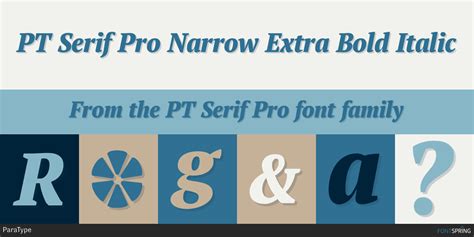 PT Serif Pro Font | Fontspring