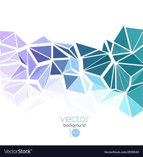 Abstract geometric background with triangle Vector Image