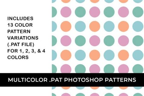 Multicolor Dot Photoshop Pattern Graphic by Lemon Paper Lab · Creative Fabrica