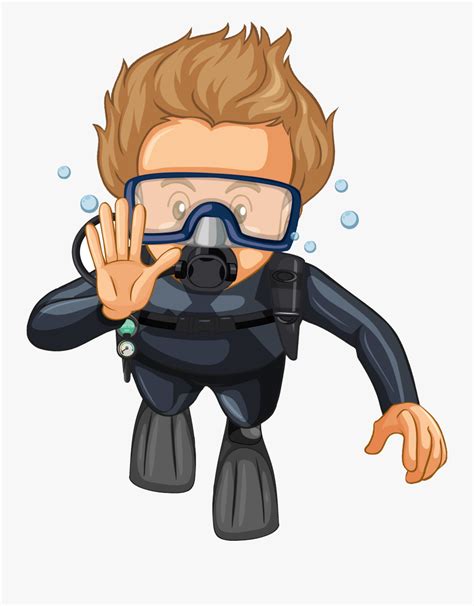 Kids Scuba Diving Party - Kids Scuba Diver Clipart , Free Transparent Clipart - ClipartKey