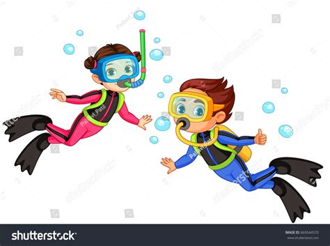 Diver Cartoon Royalty-Free Images, Stock Photos & Pictures | Shutterstock