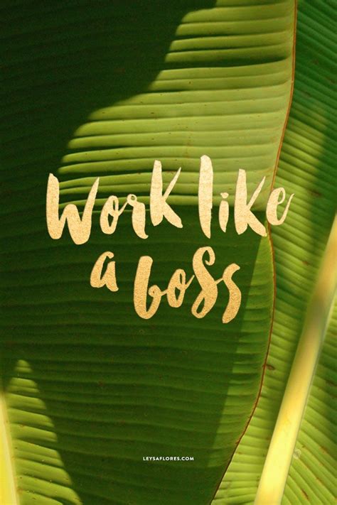 Work like a boss: free wallpaper