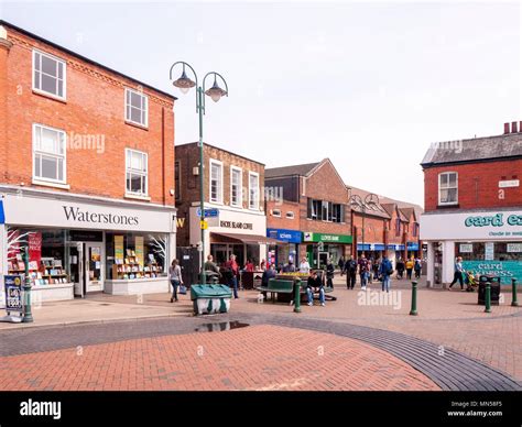 Town centre in Crewe Cheshire UK Stock Photo - Alamy