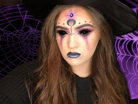 purple witch coven | Witch makeup, Halloween makeup witch, Amazing halloween makeup