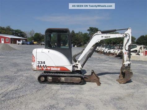 2001 Bobcat 334 Mini Excavator W/cab