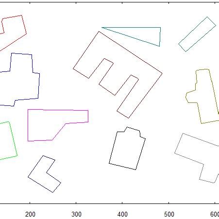 Vectorized map of terrain with objects that were recognized being marked. | Download Scientific ...