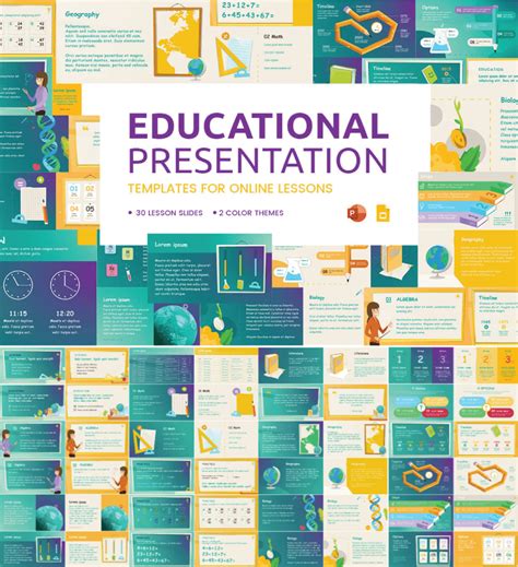 25 Free Education Powerpoint Templates For Online Lessons and Thesis