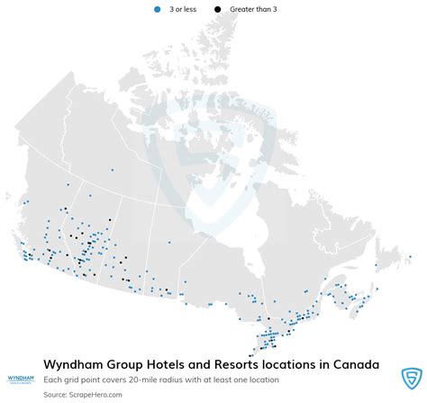 List of all Wyndham Group Hotels and Resorts locations in Canada - ScrapeHero Data Store