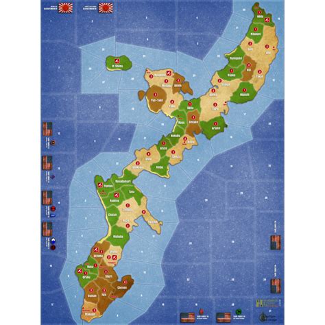 Battle for Okinawa Map & Rules