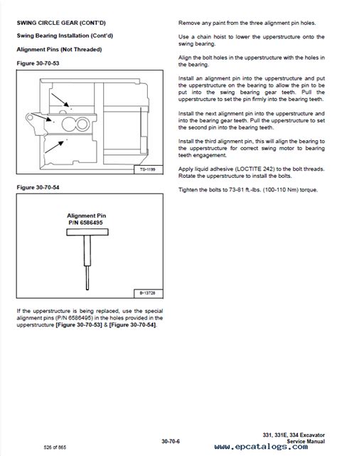 Bobcat 331 331E 334 Excavator D-Series Service Manual PDF